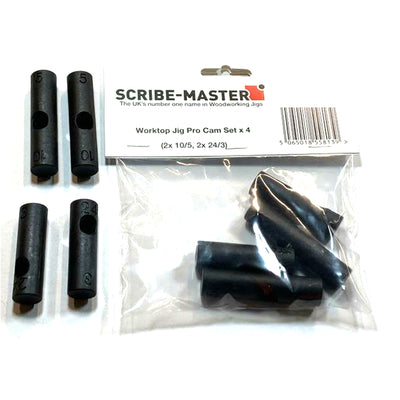 Scribe-Master Pro worktop jigs cams - set of 4