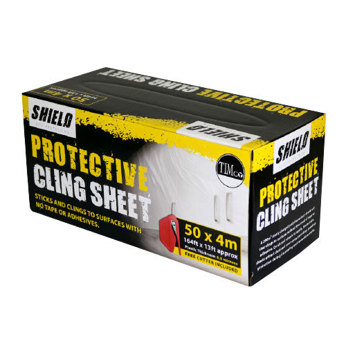 TIMCO Protective Cling Dust Sheets - 50m x 4m