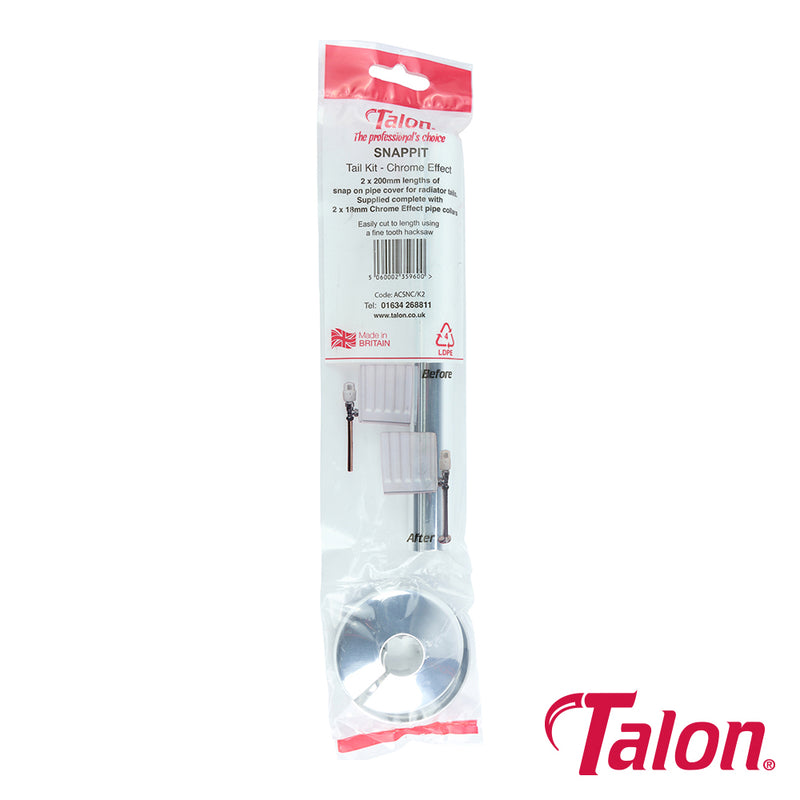 Talon Snappit Kit Chrome - 15mm x 200mm x 18mm - ACSNC