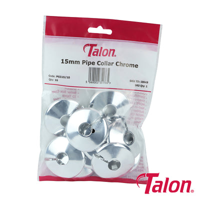Talon Pipe Collar Chrome - 15mm