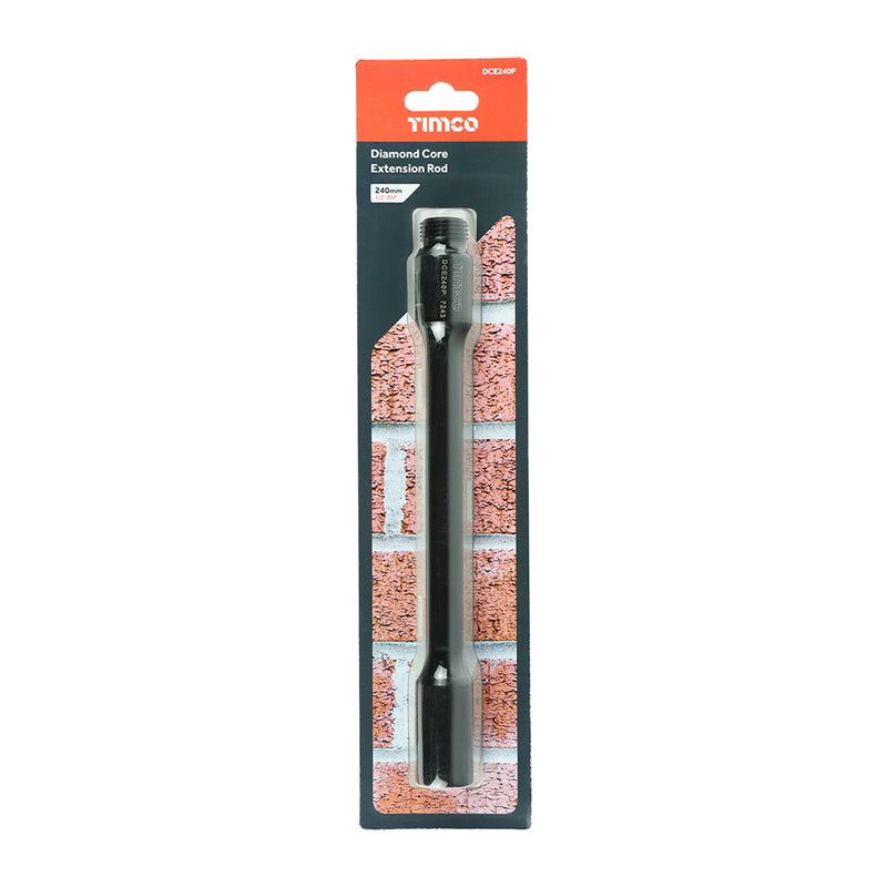 TIMco Extension For Diamond Core Rod - 240mm - 1 Piece