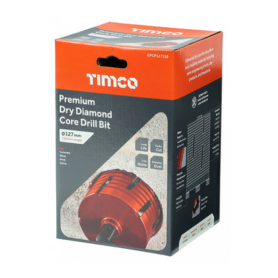 TIMco Diamond GP Core Bit - 127 x 150mm - 1 Piece