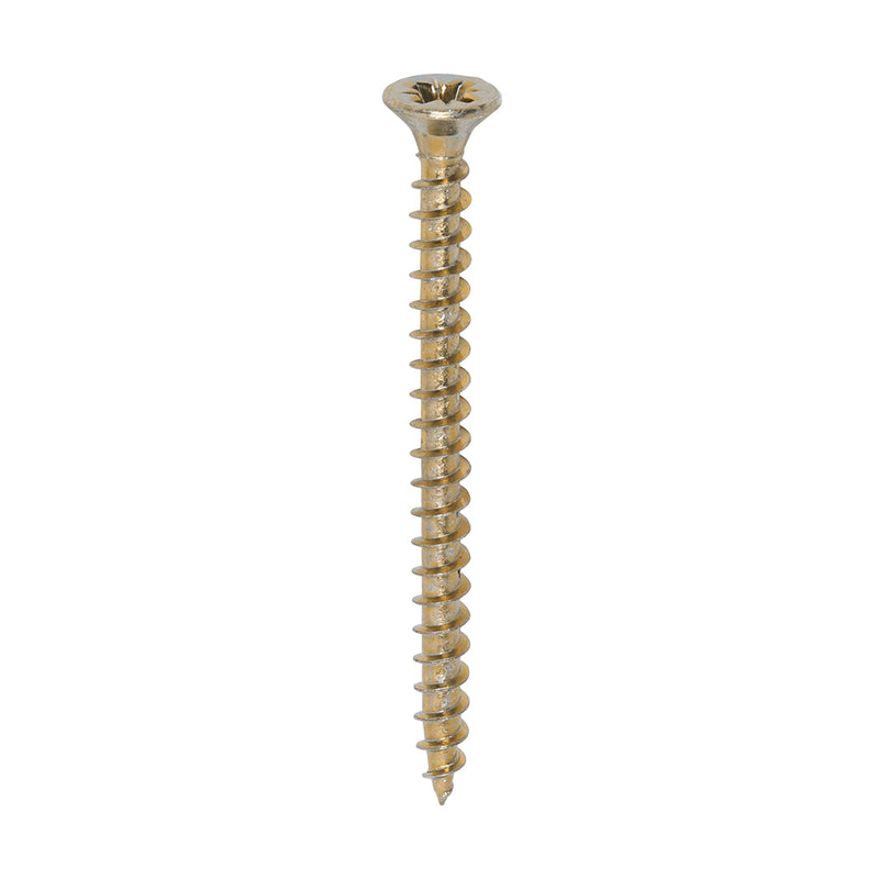 TIMco Solo Countersunk Gold Woodscrews - 4.0 x 50 - 1000 Pieces