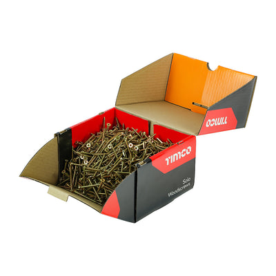 TIMco Solo Countersunk Gold Woodscrews - 5.0 x 60 - 1000 Pieces
