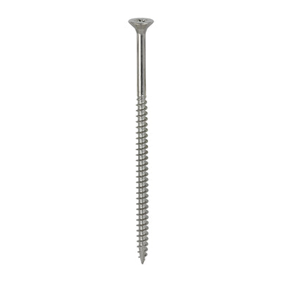 TIMco Classic Multi-Purpose Countersunk A4 Stainless Steel Woodcrews - 5.0 x 100 - 100 Pieces