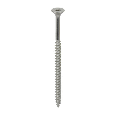 TIMco Classic Multi-Purpose Countersunk A4 Stainless Steel Woodcrews - 6.0 x 100 - 100 Pieces