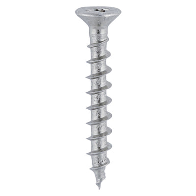 TIMco Window Fabrication Screws Countersunk with Ribs PH Single Thread Gimlet Tip Stainless Steel - 4.8 x 25 - 1000 Pieces