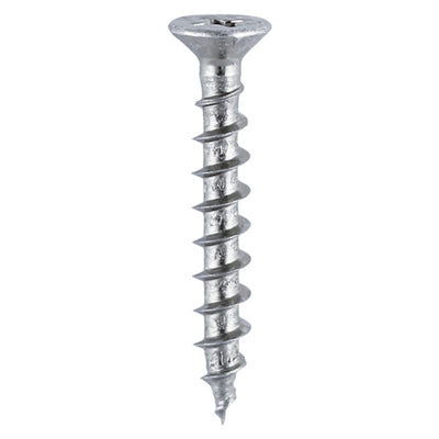 TIMco Window Fabrication Screws Countersunk with Ribs PH Single Thread Gimlet Point Zinc - 4.8 x 25 - 1000 Pieces