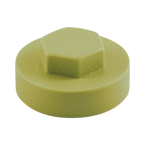 TIMco Hex Head Cover Caps Moorland Green - 16mm - 1000 Pieces