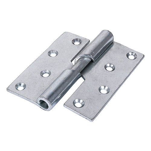 Rising Butt Hinges Left Hand Steel Silver - 100 x 86 - Timco 434157