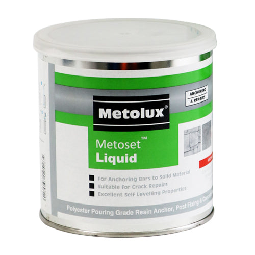 Metolux 2 Part Metoset Liquid Mortar Grey - 5kg