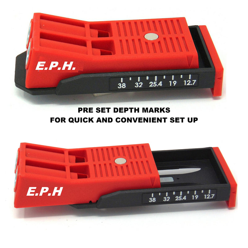 Gabarit de perçage de poche à double orifice