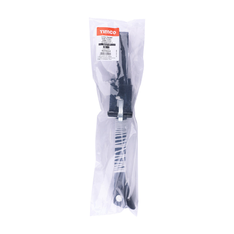 TIMCO Junior Garage Door Holder Wide Lintel Black - 15" - 523114