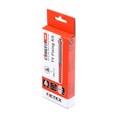 TIMco Corefix  TV, Radiator & Boiler Dot & Dab Wall Fixing - 5.0 x 100