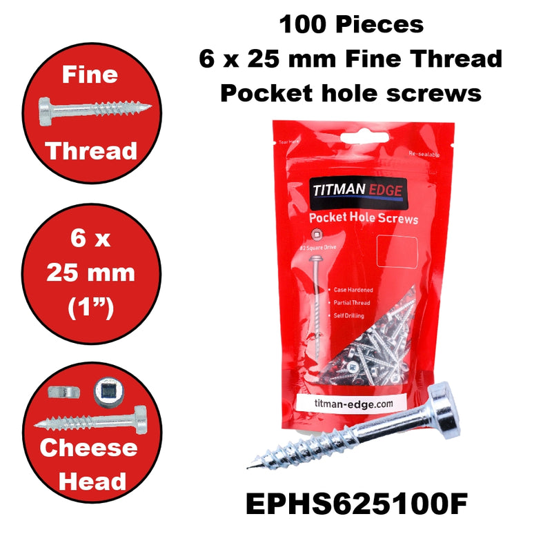 650 Assorted Pocket Hole Screws - Refill Pack for EPHS650CASE