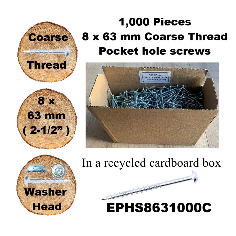 Pocket Hole Screws by EPH Woodworking