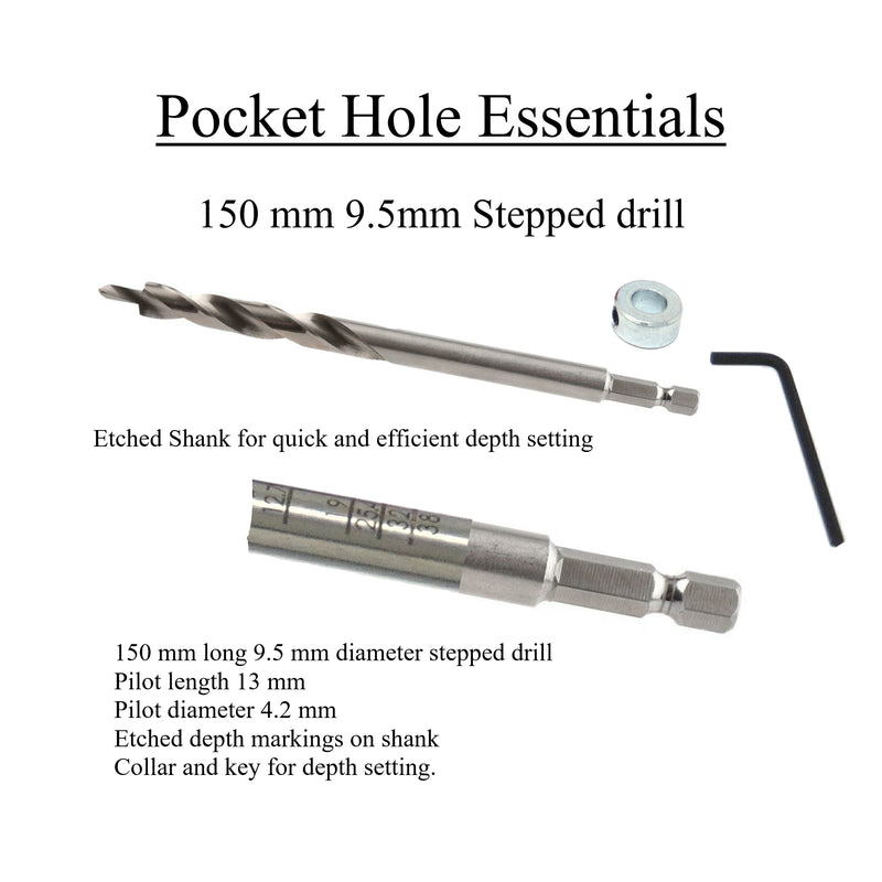 Hex Shank Pocket Hole Drill Bit - Titman Edge