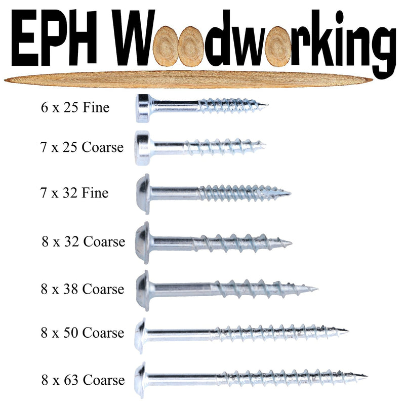 Pocket Hole Screws by EPH Woodworking