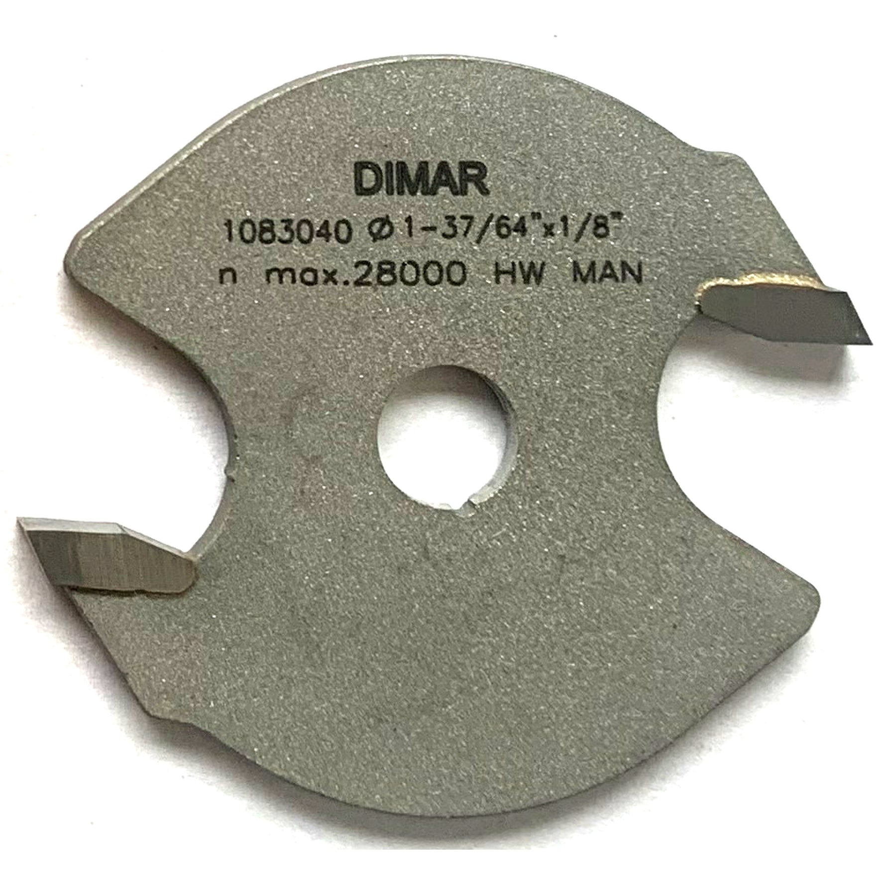 Groover router cutter blade 40mm diameter x 3mm kerf with 1/4 bore ...
