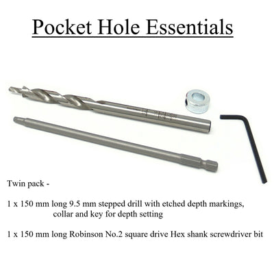 E.P.H. Pocket Hole Screws – No.8 x 63mm, Pack of 250 – Coarse Self-Cutting Thread, Square Drive – For Softwoods & Man-Made Boards – EPHS863250C