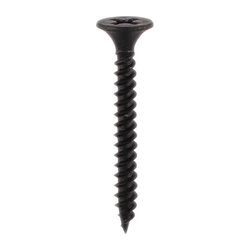TIMco Drywall Fine Thread Bugle Head Black Screws - 3.5 x 32 - 200 Pieces