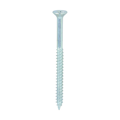 TIMco Twin-Threaded Countersunk Silver Woodscrews - 8 x 2 1/4 - 200 Pieces