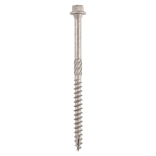 TIMco Timber Screws Hex Flange Head A4 Stainless Steel - 6.7 x 100 - 6 Pieces