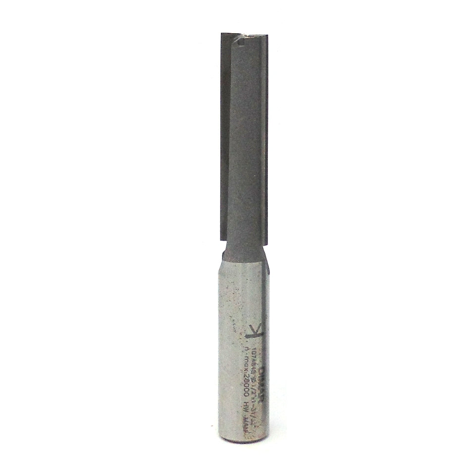 Straight Two Flute Worktop Router Cutter - 12.7mm Diameter x 50mm Dept ...