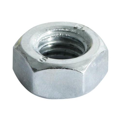 TIMco Hex Full Nuts DIN934 Silver - M5