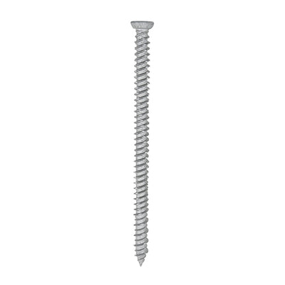 TIMco Concrete Screws Flat Countersunk Exterior Silver - 7.5 x 120