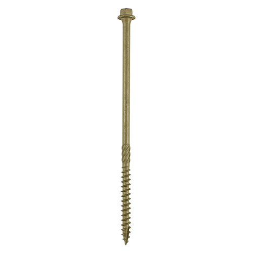 TIMco Timber Screws Hex Flange Head Exterior Green - 6.7 x 150 - 30 Pieces