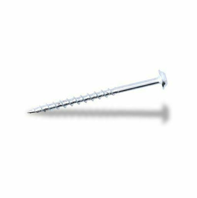 Pocket Hole Screws for Softwoods, 63mm Long, Pack of 2,500, Coarse Self-Cutting Threaded Square Drive, EPHS8632500C, EPH Woodworking