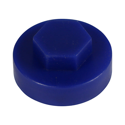 TIMco Hex Head Cover Caps Ultra Marine - 19mm - 1000 Pieces