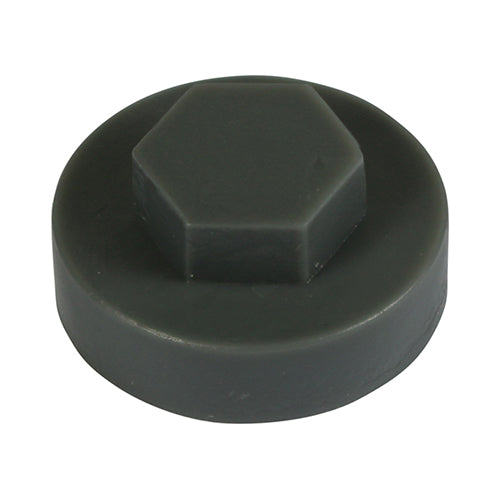 TIMco Hex Head Cover Caps Slate Grey - 19mm - 1000 Pieces