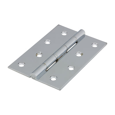 TIMCO Double Washered Brass Hinges Polished Chrome - 102 x 67