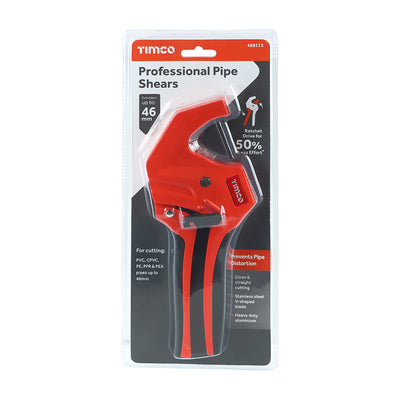 Professional Pipe Shears - 0 - 46mm