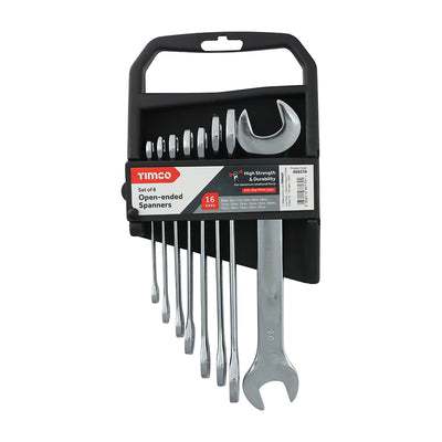 Spanner Set - Open-ended - 8 Piece