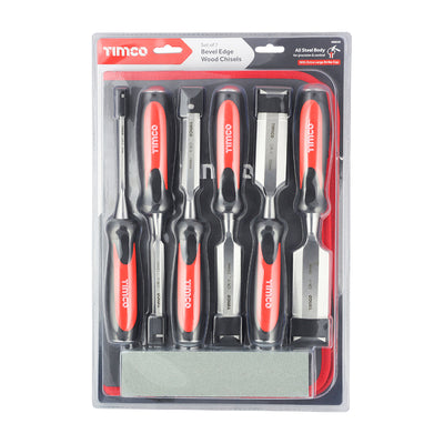 Bevel Edge Wood Chisel Set - 7pc