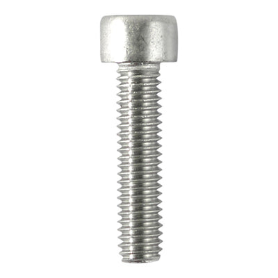 TIMco Cap Socket Screws DIN912 A2 Stainless Steel - M6 x 25 - 10 Pieces