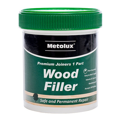 Metolux 1 Part Wood Filler White - 250ml