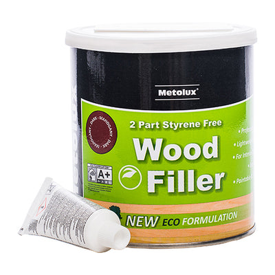 Metolux 2 Part Styrene Free  Wood Filler White - 770ml