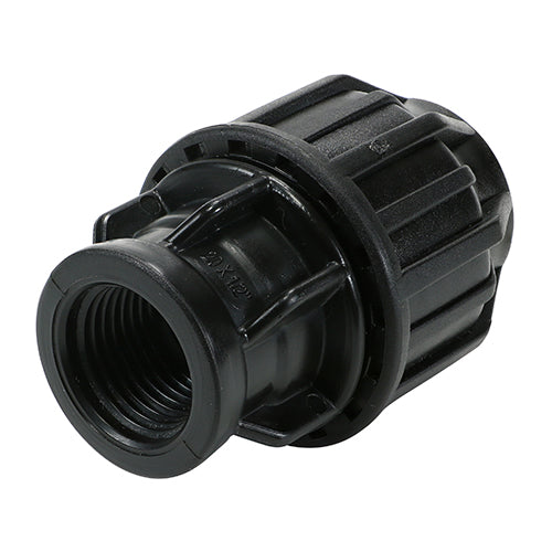 TIMco MDPE Pipe Fittings Female Adaptor - 20mm x 1/2"