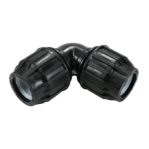TIMco MDPE Pipe Fittings 90 Degree Elbow - 32 x 32mm