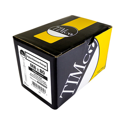 TIMco Nylon Hammer Fixings - 8.0 x 100