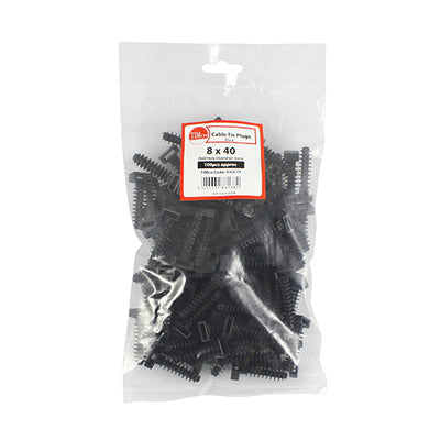 TIMco Cable Ties Black - 8.0 x 40