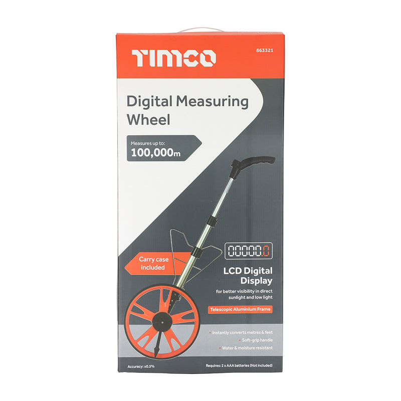 Measuring Wheel - Digital - Up to 100,000m