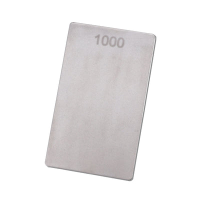 Double-Sided Diamond Credit Card Stone - 3" x 2" (85mm x 50mm) - 1000 and 600 Grit - ECCSFF