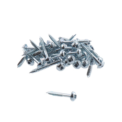 Pocket Hole Screws for Hardwoods, 32mm Long, Pack of 100, Fine Self-Cutting Threaded Square Drive, EPHS732100F, EPH Woodworking