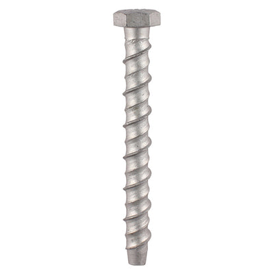 TIMco Multi-Fix Bolts Hex Head Exterior Silver - 10.0 x 75 - 14 Pieces