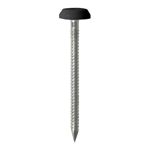 TIMCO Polymer Headed Nails A4 Stainless Steel Black - 65mm - Pack Quantity - 100